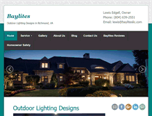 Tablet Screenshot of baylitesllc.com